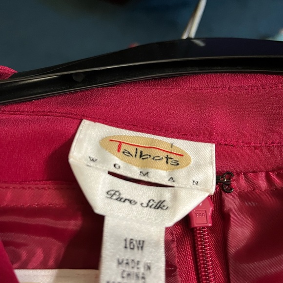 Two Piece Washed Silk Dress - Picture 4 of 10